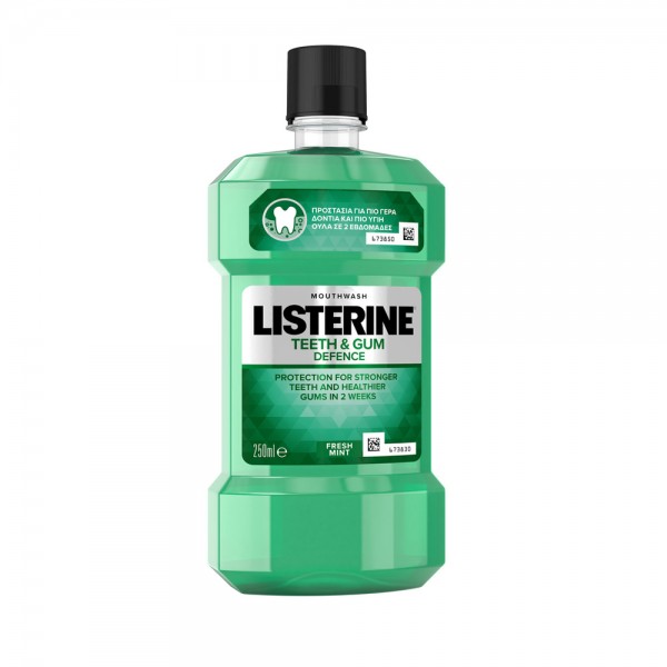 Listerine Teeth & Gum Defence Στοματικό Διάλυμα κατά της Πλάκας 250ml