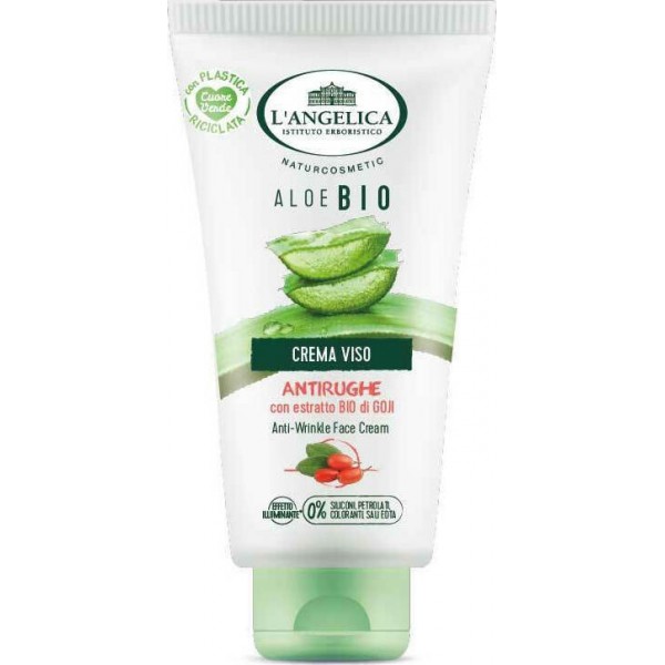 Aloe Bio Αντιρυτιδική Κρέμα Προσώπου L'Angelica 75 ml
