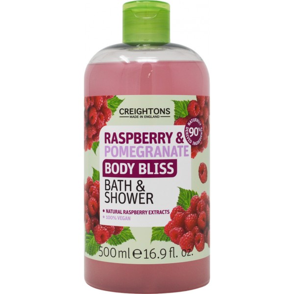 Body Bliss Raspberry & Pomegranate Bath And Shower 500 ml