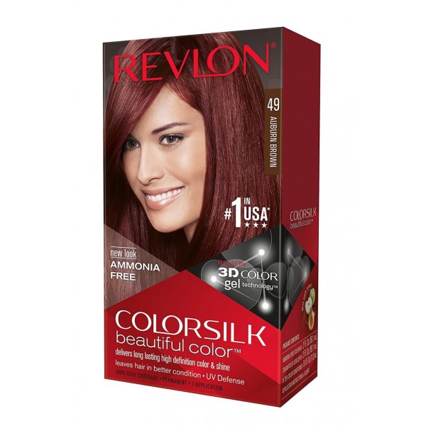 Νο.49 Kαστανό Κόκκινο Revlon Colorsilk Βαφή Χωρίς Αμμωνία