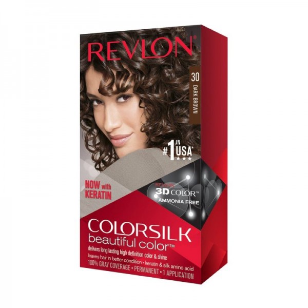 Νο.30 Kαστανό Σκούρο Revlon Colorsilk Βαφή Χωρίς Αμμωνία