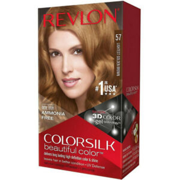 Νο.57 Καστανό Ανοιχτό Χρυσαφί Revlon Colorsilk Βαφή Χωρίς Αμμωνία